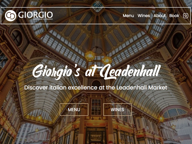 Giorgio At Leadenhall Sito Web - Bran